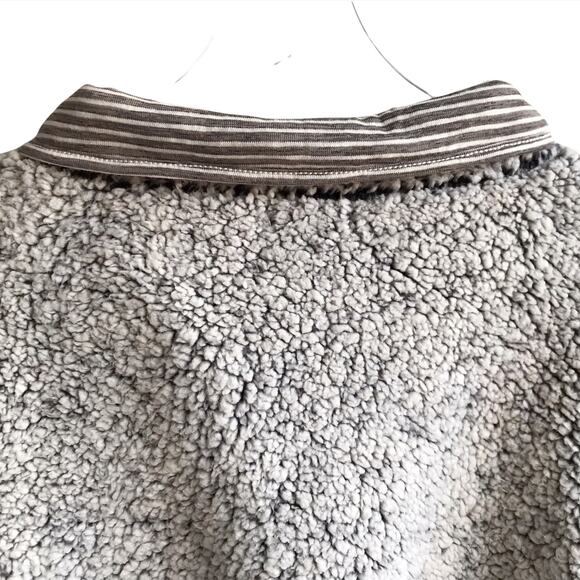 Maurice's Sherpa Pullover Fleece Sweater Pockets Sweatshirt Jumper Size XXL Gray - Picture 9 of 16